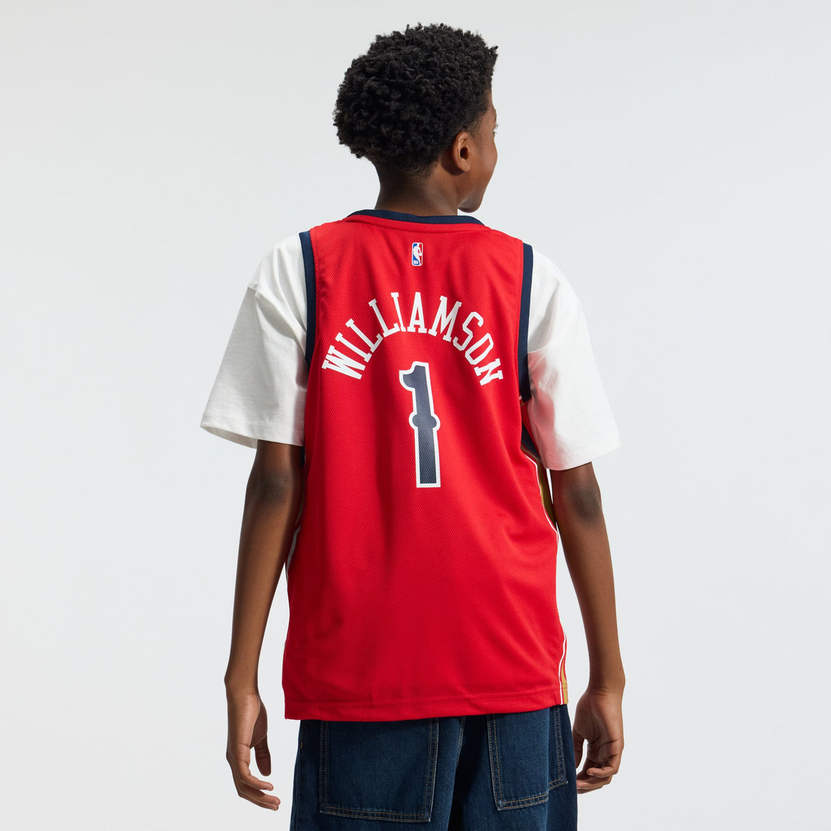 Youth New Orleans Pelicans Zion Williamson Fanatics Red Fast Break Player Jersey - Statement Edition product image 4,