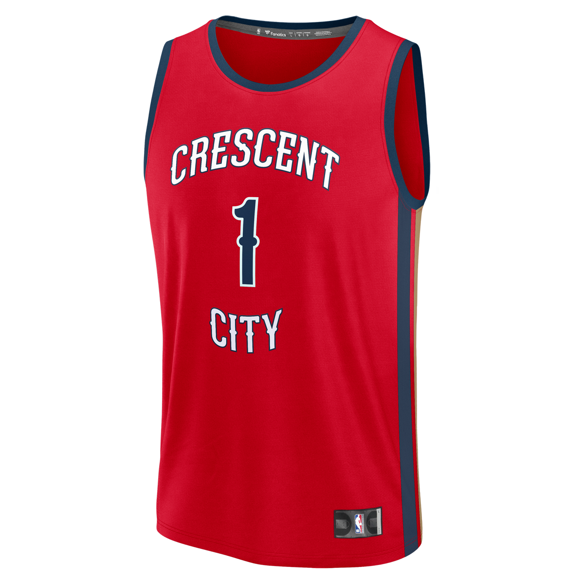 Youth New Orleans Pelicans Zion Williamson Fanatics Red Fast Break Player Jersey - Statement Edition product image 7,
