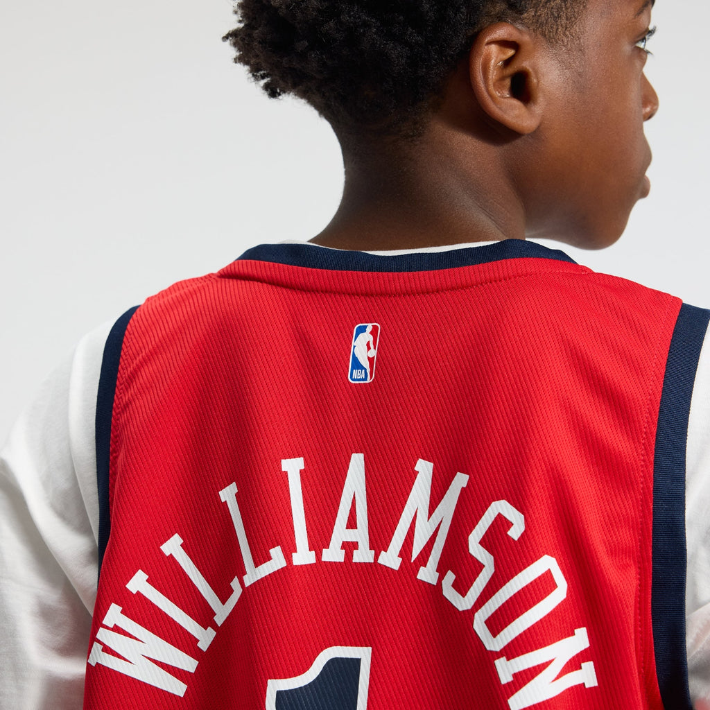 Youth New Orleans Pelicans Zion Williamson Fanatics Red Fast Break Player Jersey - Statement Edition product image 10,