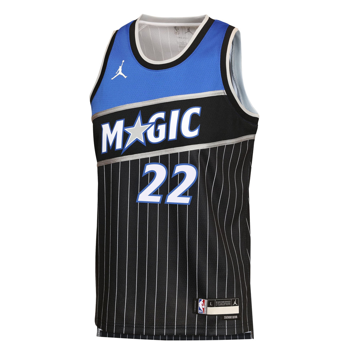 Youth Orlando Magic Franz Wagner Jordan Brand Black Swingman Jersey - Statement Edition product image 3, provided for visual