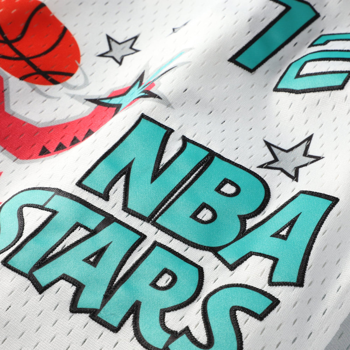 Youth 1996 NBA All-Star Game John Stockton Mitchell & Ness White Hardwood Classics Swingman Jersey product image 5, provided