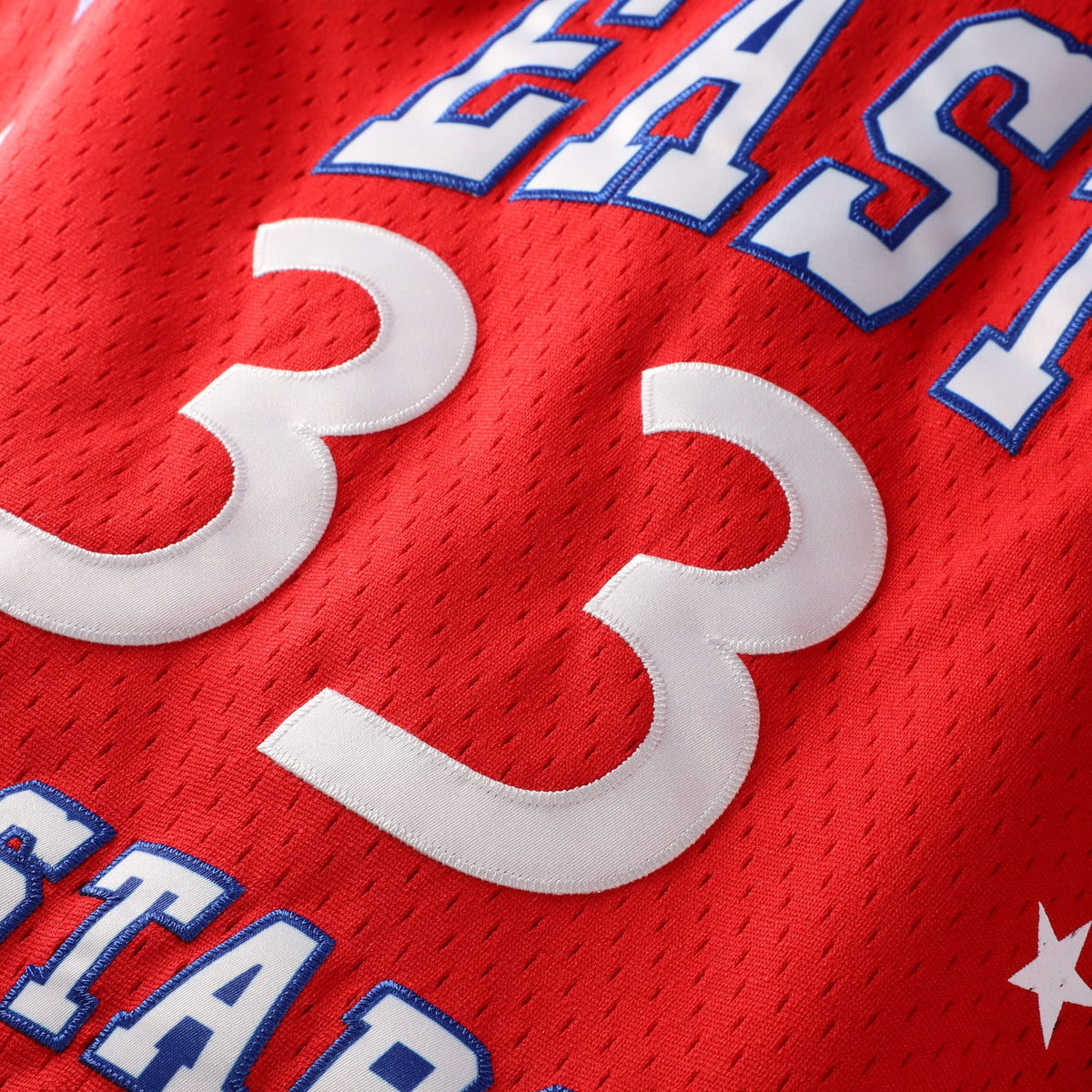 Youth 1983 NBA All-Star Game Larry Bird Mitchell & Ness Red Hardwood Classics Swingman Jersey product image 5, provided for