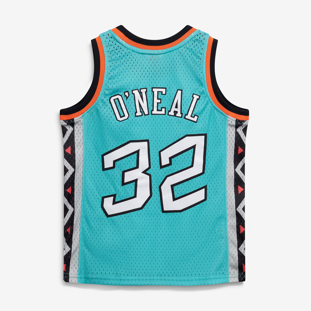 Youth 1996 NBA All-Star Game Shaquille O'Neal Mitchell & Ness Teal Hardwood Classics Swingman Jersey product image 4,