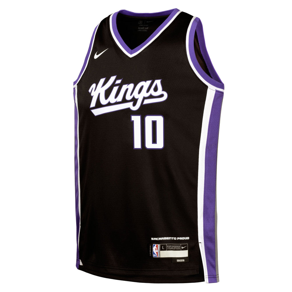 Youth Sacramento Kings DeMar DeRozan Nike Black Swingman Jersey - Icon Edition product image 3, provided for visual