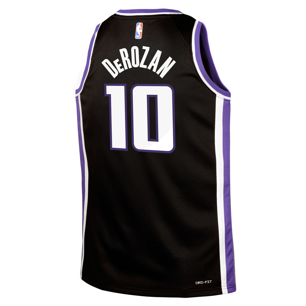 Youth Sacramento Kings DeMar DeRozan Nike Black Swingman Jersey - Icon Edition product image 4, provided for visual