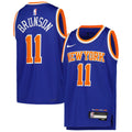 Youth New York Knicks Jalen Brunson Nike Blue Swingman Jersey - Icon Edition product image 1, provided for visual reference