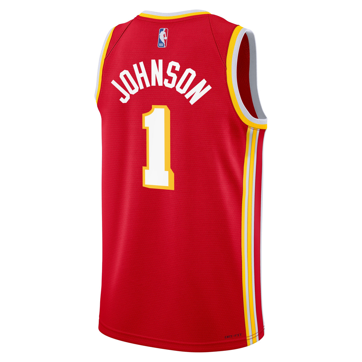 Youth Atlanta Hawks Jalen Johnson Nike Red Swingman Jersey - Icon Edition product image 4, provided for visual reference and