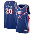 Youth Philadelphia 76ers Jared McCain Nike Royal Swingman Jersey - Icon Edition product image 1, provided for visual