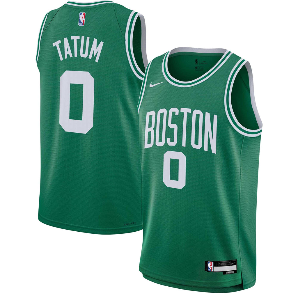 Youth Boston Celtics Jayson Tatum Nike Kelly Green Swingman Jersey - Icon Edition product image 2, provided for visual