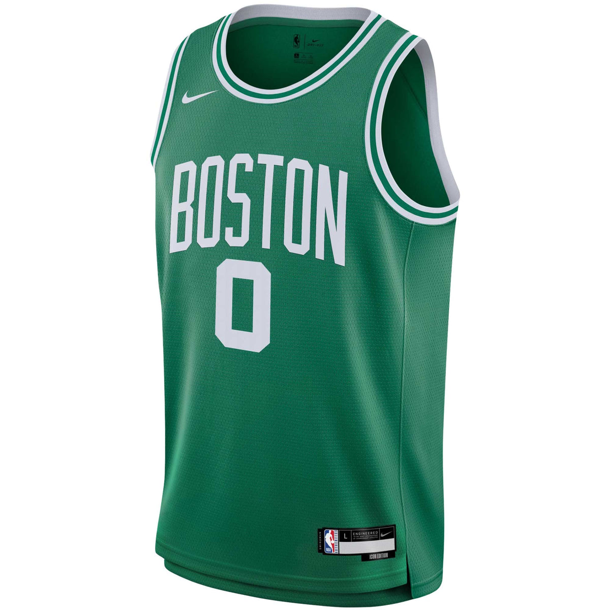 Youth Boston Celtics Jayson Tatum Nike Kelly Green Swingman Jersey - Icon Edition product image 3, provided for visual