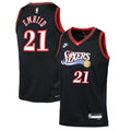 Youth Philadelphia 76ers Joel Embiid Nike Black Swingman Jersey - Classic Edition product image 1, provided for visual
