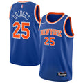 Youth New York Knicks Mikal Bridges Nike Blue Swingman Jersey - Icon Edition product image 1, provided for visual reference