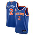 Youth New York Knicks Miles McBride Nike Blue Swingman Jersey - Icon Edition product image 1, provided for visual reference