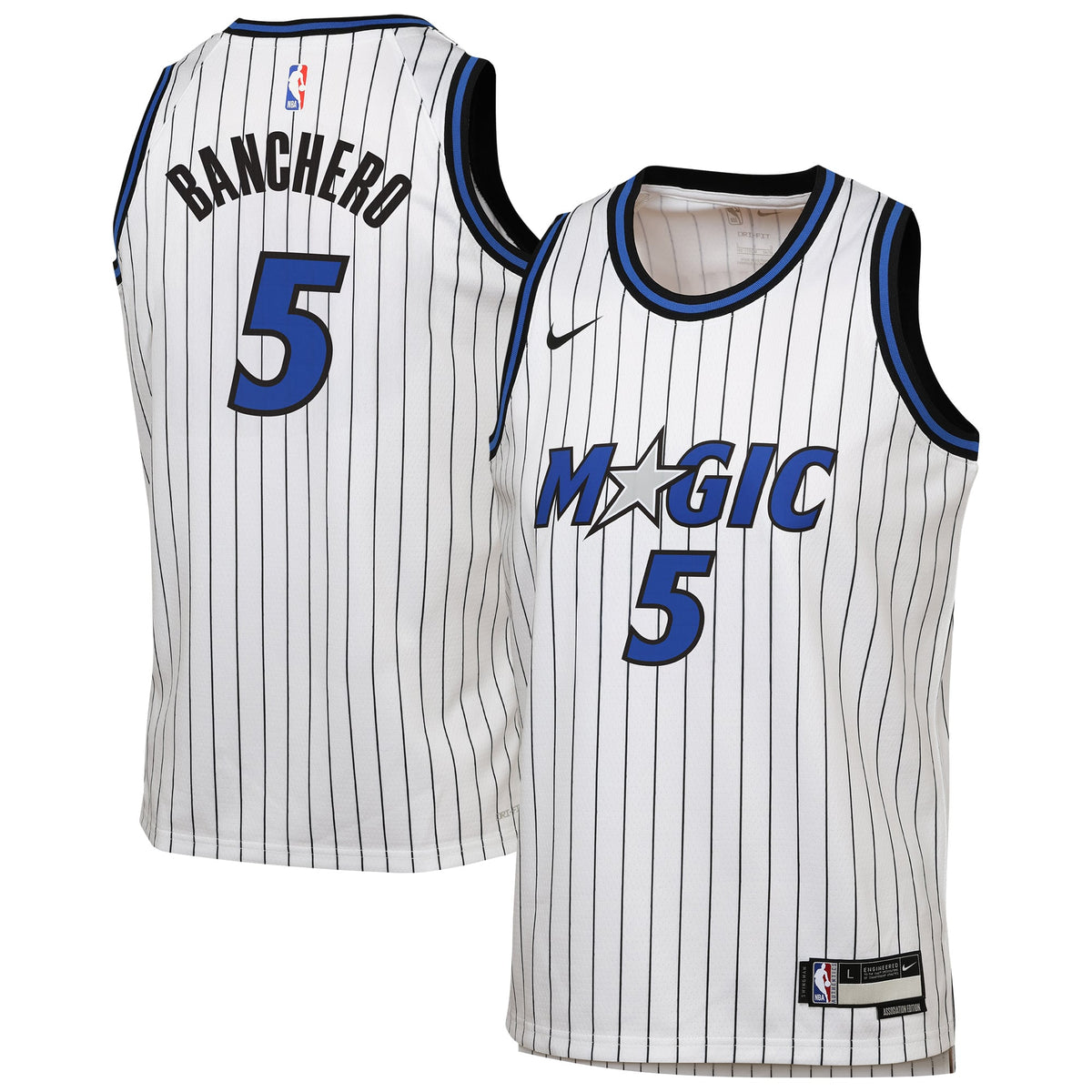 Youth Orlando Magic Paolo Banchero Nike White Swingman Player Jersey - Association Edition product image 2, provided for