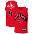 Youth Toronto Raptors Scottie Barnes Nike Red Swingman Jersey - Icon Edition product image 1, provided for visual reference