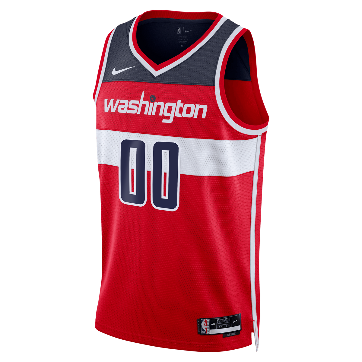 Youth Washington Wizards TBD Nike Red 2026 NBA Draft First Round Pick Swingman Player Jersey - Icon Edition product image 3,