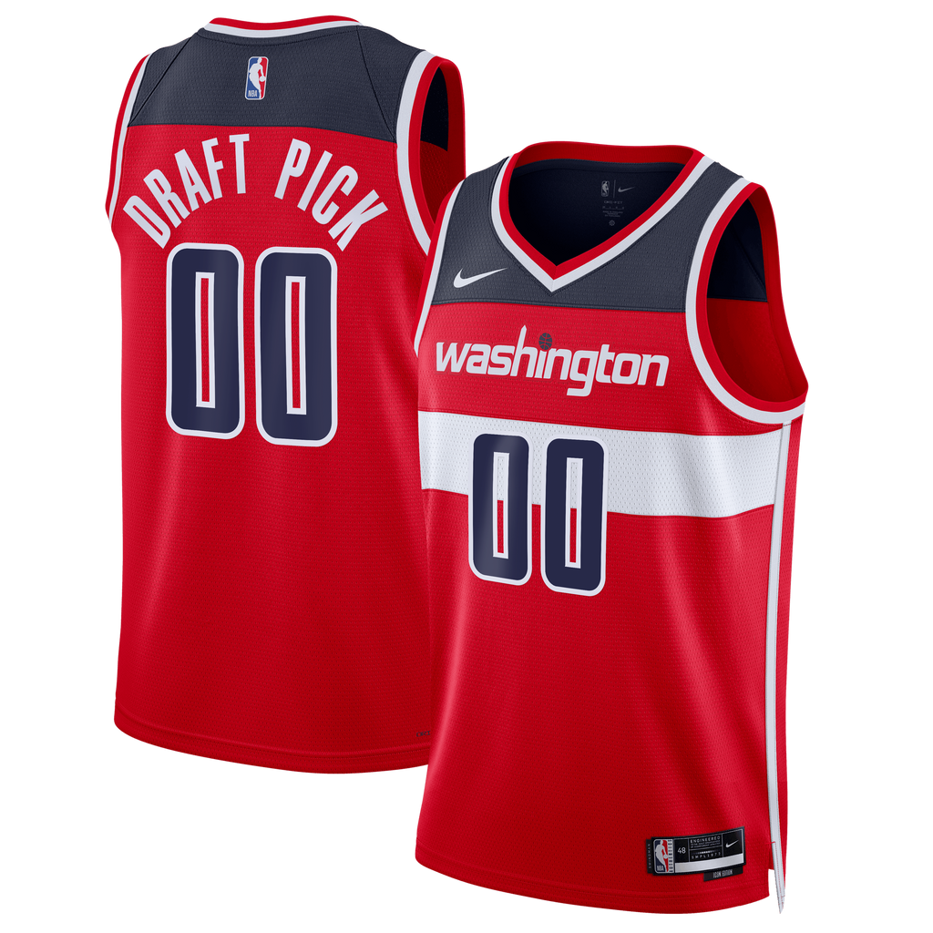 Youth Washington Wizards TBD Nike Red 2026 NBA Draft First Round Pick Swingman Player Jersey - Icon Edition product image 1,