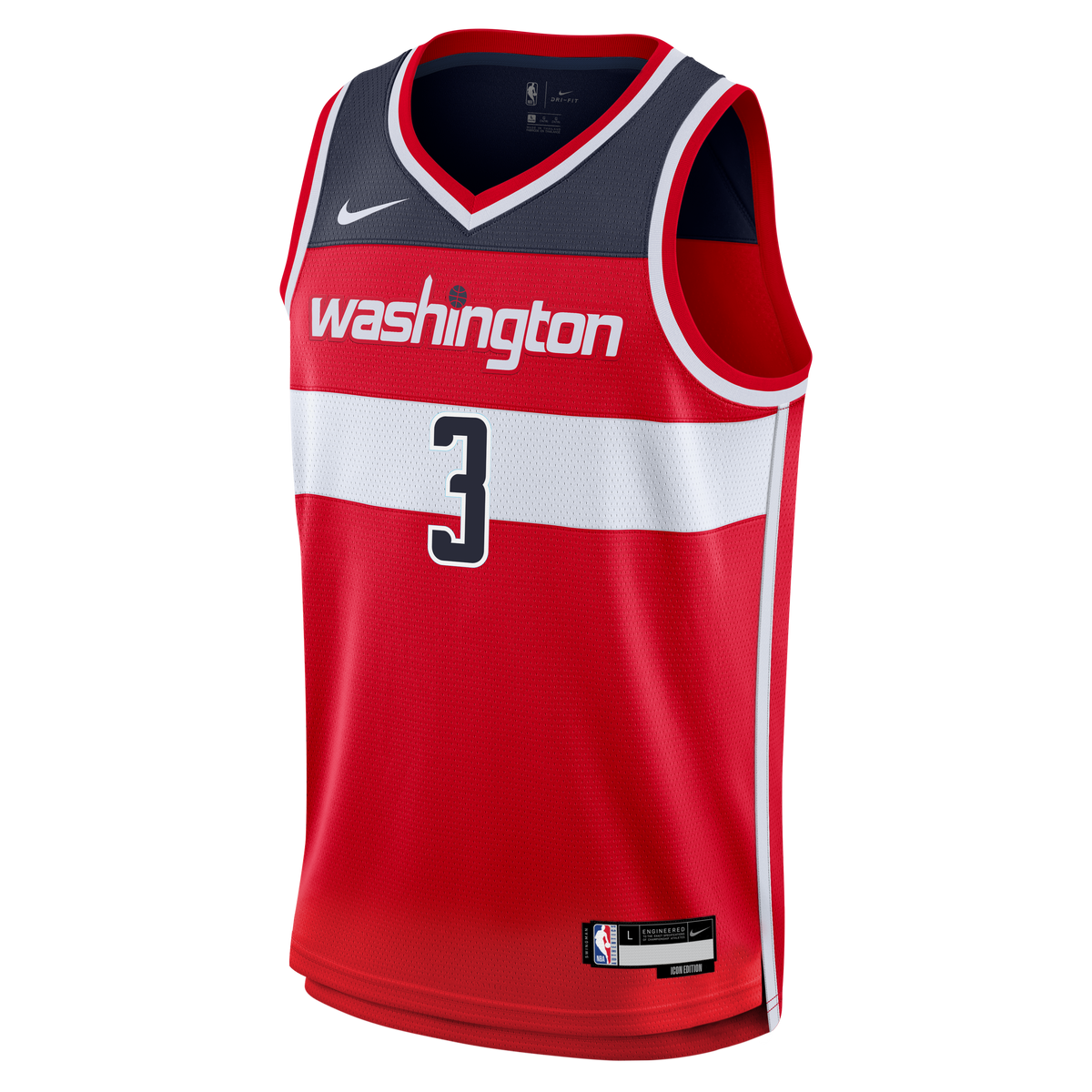 Youth Washington Wizards Trae Young Nike Red Swingman Jersey - Icon Edition product image 3, provided for visual reference