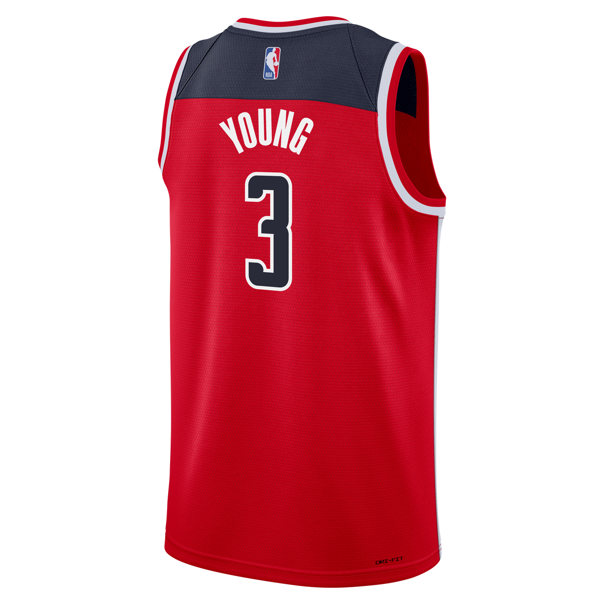 Youth Washington Wizards Trae Young Nike Red Swingman Jersey - Icon Edition product image 4, provided for visual reference